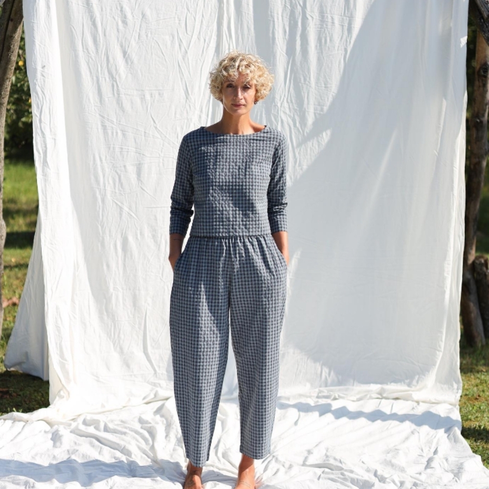 Women's Checkered Trousers